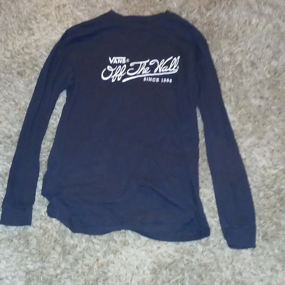 Vans Black Long Sleeve Shirt - Picture 2 of 4